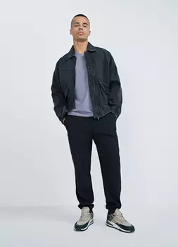 Джинсовый бомбер, Черный