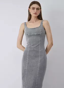 Джинсовый сарафан, Серый