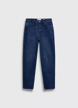 Джинсы Mom fit, Синий