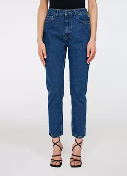 Джинсы Mom, Синий