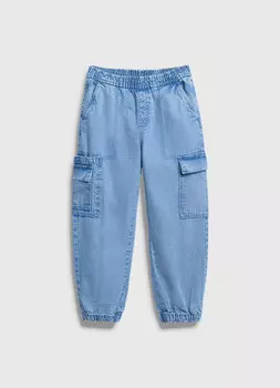 Джинсы с карго-карманами для мальчиков, Синий