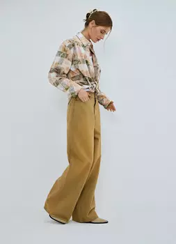 Джинсы со средней посадкой, Синий