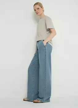 Джинсы свободного силуэта, Голубой