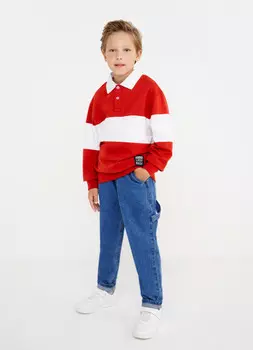 Джинсы в стиле Workwear для мальчиков, Синий