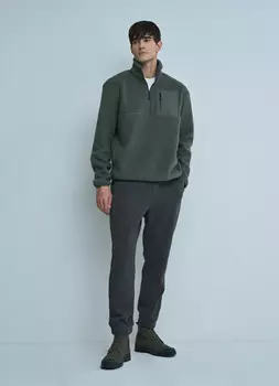 Джоггеры из плотного Френч Терри, Зеленый