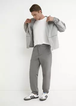 Джоггеры из тонкого твила, Серый