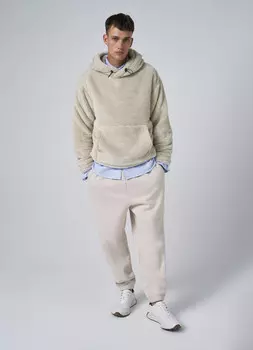 Джоггеры утепленные, Бежевый