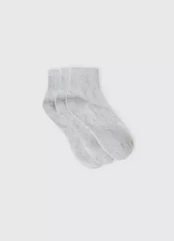 Фитнес-носки, 3 пары, Серый