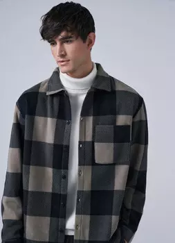 Флисовая рубашка, Бежевый