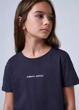 Футболка для девочек, 2 шт., Серый