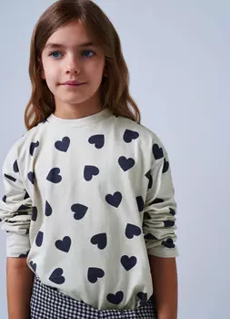 Футболка для девочек, Бежевый