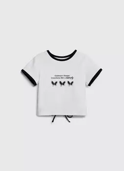 Футболка для девочек, Черный