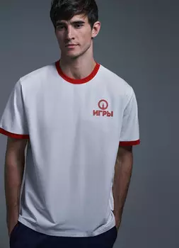 Футболка ИГРЫ O'STIN x Кинопоиск, Белый