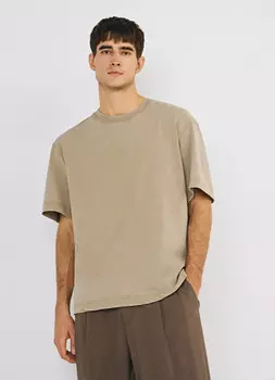 Футболка из хлопка, Бежевый
