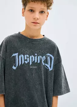 Футболка из хлопка для мальчиков, Серый