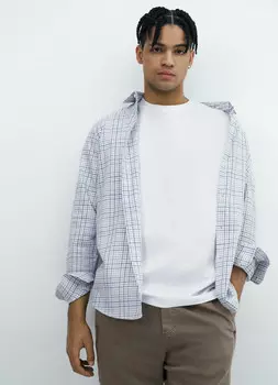 Футболка из мерсеризованного хлопка, Белый