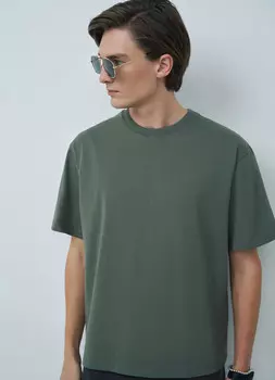 Футболка из плотного трикотажа, Зеленый