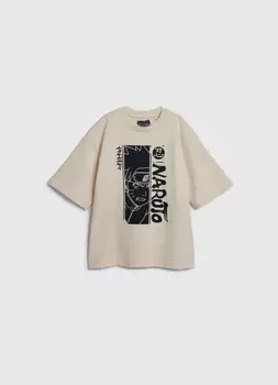 Футболка Naruto для мальчиков, Бежевый