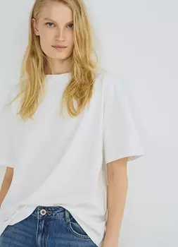 Футболка оверсайз, Белый