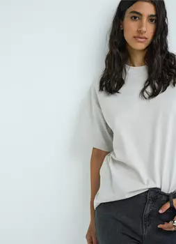 Футболка оверсайз, Белый