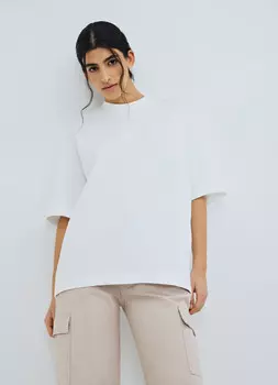 Футболка оверсайз, Белый