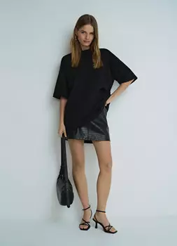 Футболка оверсайз, Черный
