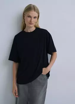 Футболка оверсайз, Черный