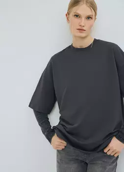 Футболка оверсайз, Серый