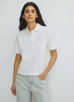 Футболка-поло, Белый