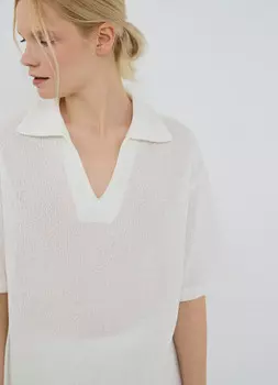 Футболка-поло, Белый