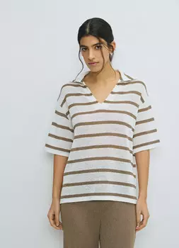 Футболка-поло, Бежевый