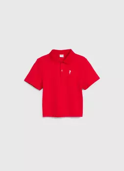 Футболка-поло для девочек, Красный