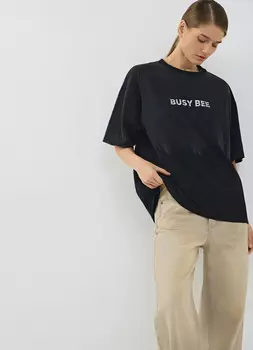 Футболка с эффектом тай-дай, Серый