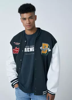 Футболка с аппликацией, Зеленый