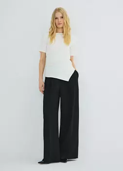 Футболка с драпировкой, Белый