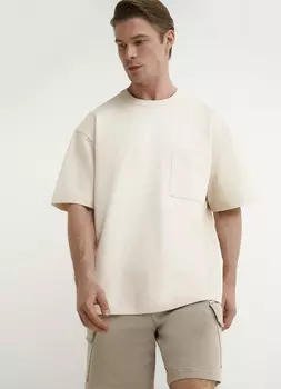 Футболка с карманом, Белый