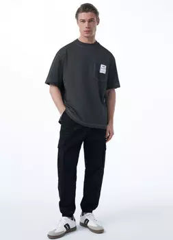 Футболка с карманом, Зеленый