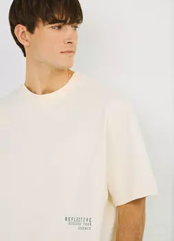 Футболка с принтом, Белый