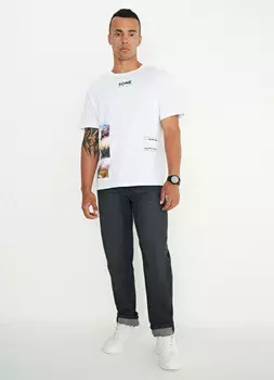 Футболка с принтом, Белый