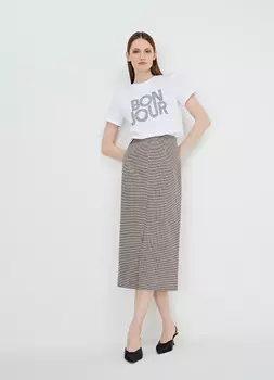 Футболка с принтом, Белый