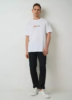 Футболка с принтом, Белый