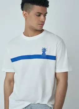 Футболка с принтом, Белый