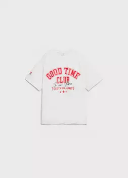Футболка с принтом для девочек, Белый
