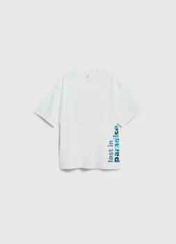 Футболка с принтом для мальчиков, Бежевый