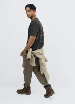 Футболка с текстовым принтом, Зеленый