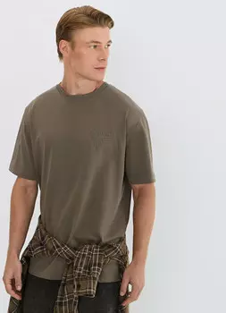 Футболка с вышивкой, Желтый