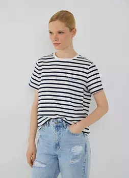 Футболка в морском стиле, Белый