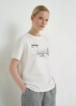 Футболка в морском стиле, Белый