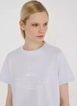 Футболка в морском стиле, Голубой