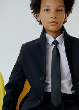 Галстук для мальчиков, Черный